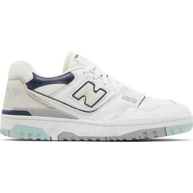 New Balance 550 Trainers in White & Blue - White/Blue