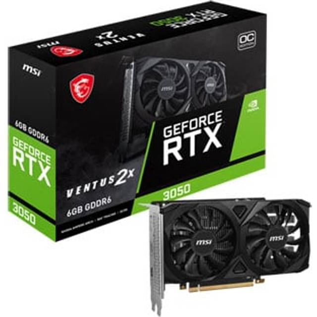 MSI Geforce RTX 3050 VENTUS 2X 6G OC NVIDIA 6 Go GDDR6