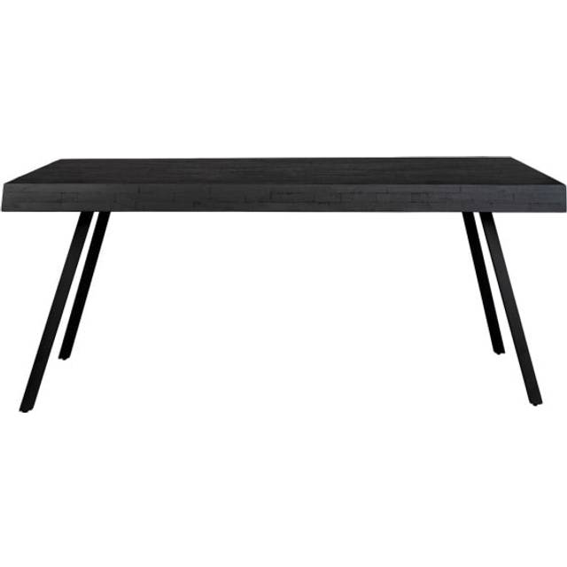 Suri Recycled Teak Black Dining Table - 180cm x 90cm