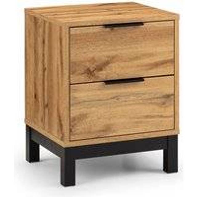Julian Bowen Bali 2 Drawer Bedside - Oak