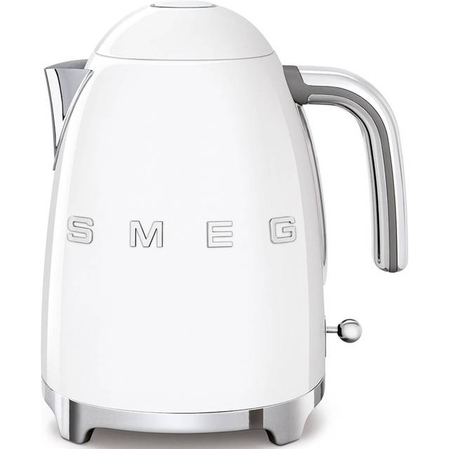 Smeg - KLF03 Kettle 1,7L - weiß/lackiert/BxHxT 22,3x24,8x17,1cm/integriertes Heizelement/Soft-Opening - white (24.8 x 22.3 x 17.1cm)