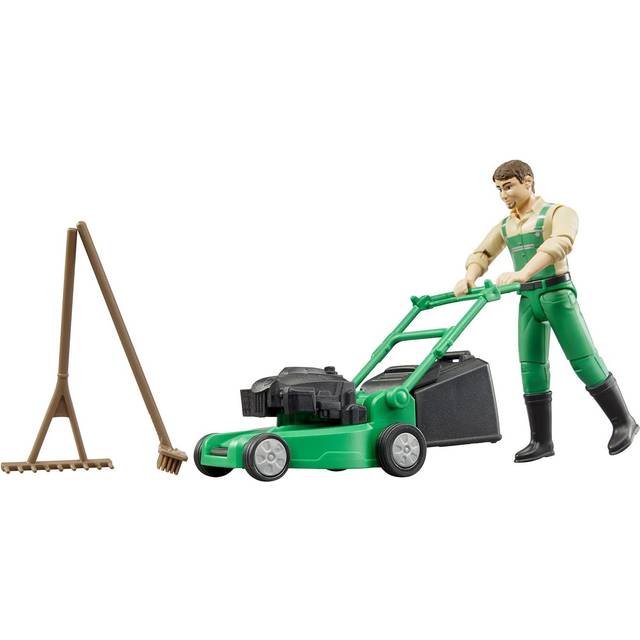 Bruder Gardener With Mower & Accessories 1:16 Scale