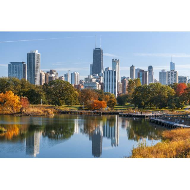 Chicago - Wrapped Canvas Art Prints (51cm H x 76cm W x 3.8cm D)
