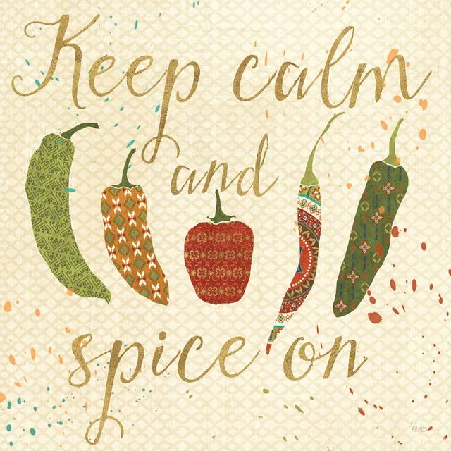 Mexican Fiesta VI by Veronique Charron - Wrapped Canvas Typography Print (91cm H x 91cm W)
