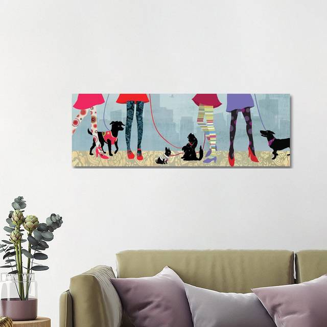 Quality Time II by Allison Pearce - Wrapped Canvas Panoramic Graphic Art (121.92 cm H x 40.64 cm W x 3.175 cm D)