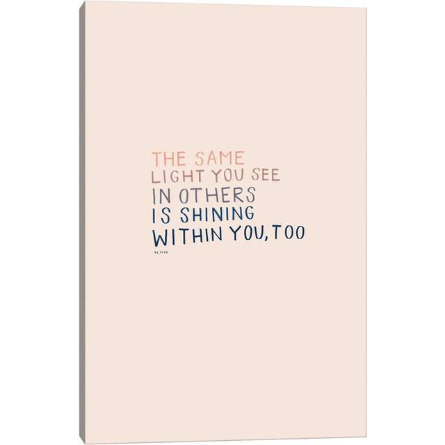 The Same Light You See In Others (45.72cm H x 30.48cm W x 1.91cm D)