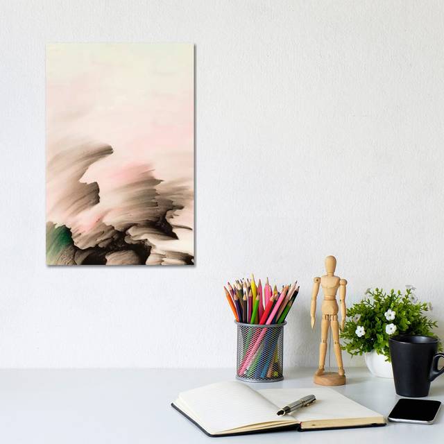 Abstract Textured Painting I - Wrapped Canvas Painting (30.48cm H x 20.32cm W x 1.905cm D)