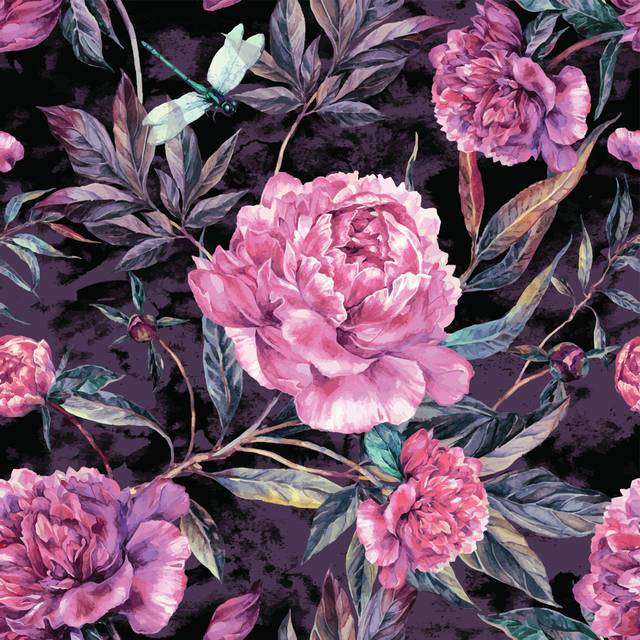 Slaboden Bouquet of Pink Peonies - Wrapped Canvas Photograph (30cm H x 30cm W x 3.8cm D)