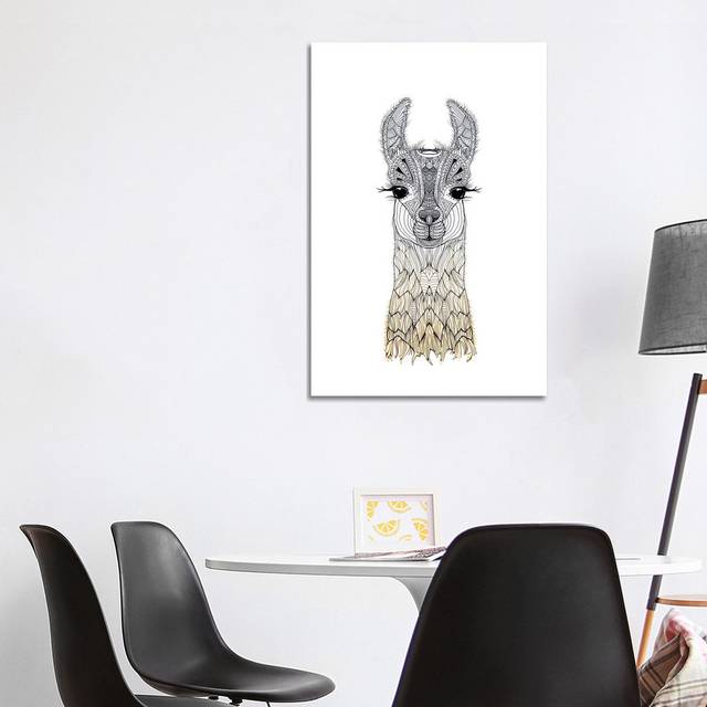 Lama Cria by Monika Strigel - Wrapped Canvas Graphic Art (101.6cm H x 66.04cm W x 3.81cm D)