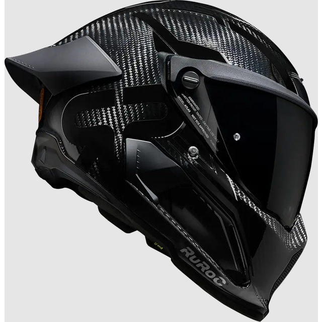 Ruroc AT4.0 TRACK Core Carbon - XL/XXL - Full Face Bluetooth Motorcycle Helmet - ECE 22.06 Certified