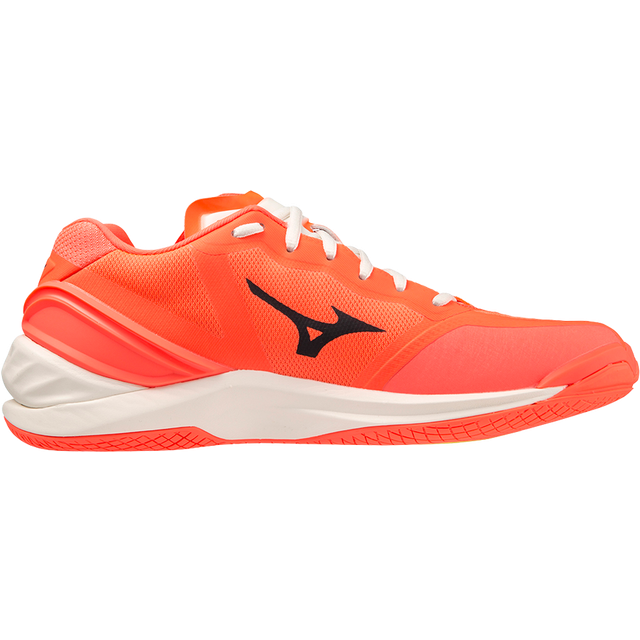 Mizuno WAVE STEALTH NEO Handball Neon Flame/Schwarz/Bolt 2 Damen/Herren Grösse 36.5