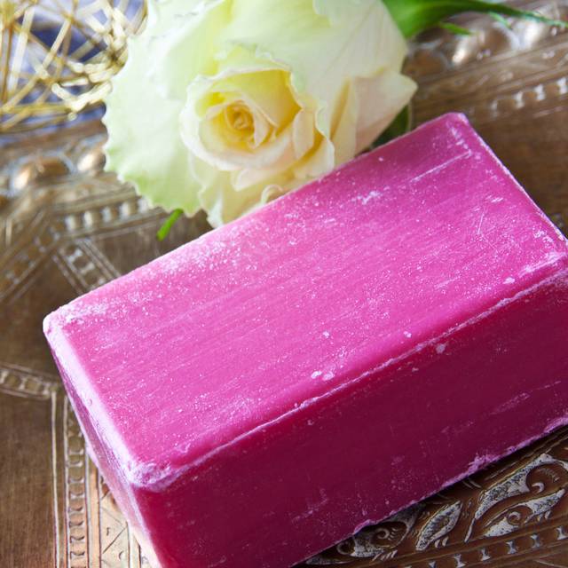 Jetmore Roses Soap by Santje09 - Wrapped Canvas Photograph (30cm H x 30cm W x 3.8cm D)
