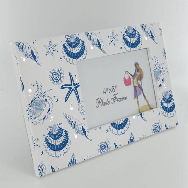 BEACH UNDER THE SEA PHOTO FRAME 260X160 - Blue;White