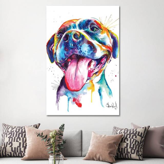 Weekday Best - Wrapped Canvas Painting (60cm H x 40cm W)