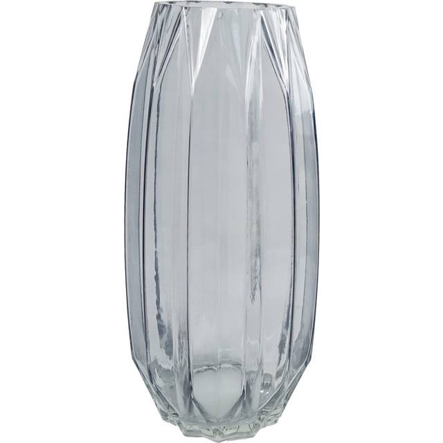 40cm Tall Turquoise Glass Vase
