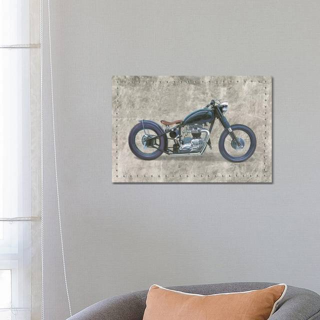 Lets Roll I Gray by James Wiens - Wrapped Canvas Graphic Art (45.72cm H x 66.04cm W x 1.9cm D)