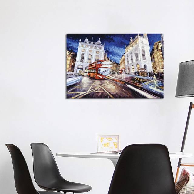Piccadilly Circus III by Roger Disney - Wrapped Canvas Art Prints (101.6 cm H x 66.04 cm W x 1.91 cm D)