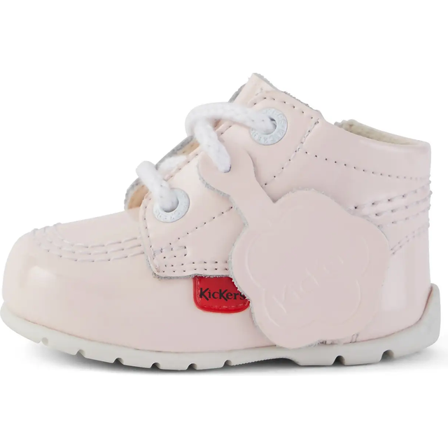 Kickers Baby Kick Hi Boot - Pink, Light Pink, Size 4 Younger