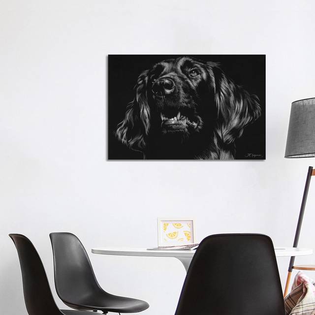 Canine Scratchboard XV by Julie T. Chapman - Wrapped Canvas Photograph (101.6 cm H x 66.04 cm W x 1.91 cm D)