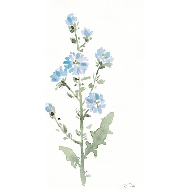 Flowers of the Wild III by Katrina Pete - Wrapped Canvas Painting (20cm H x 30cm W x 3.8cm D)