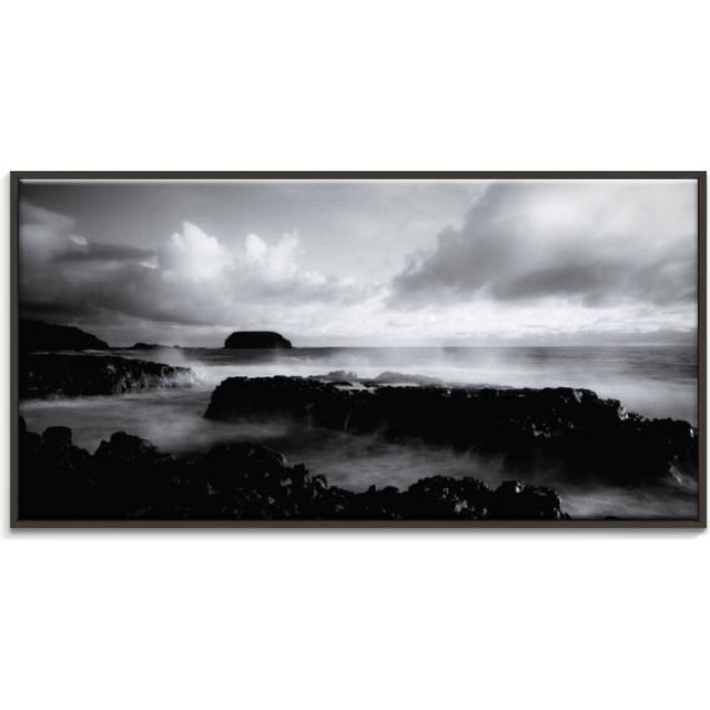 &#39;Storm Shelf&#39; Photograph on Canvas - Black Floater Frame (31cm H x 61cm W)