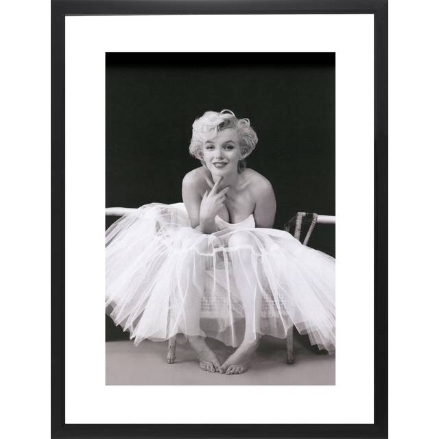 Studio Marilyn Monroe, Ballerina Framed Photographic Print - Black (213.36cm H X 162.56cm W)