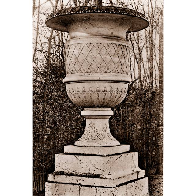 Versailles Urn IV by LeDeley - Wrapped Canvas Art Prints (30cm H x 20cm W x 3.8cm D)