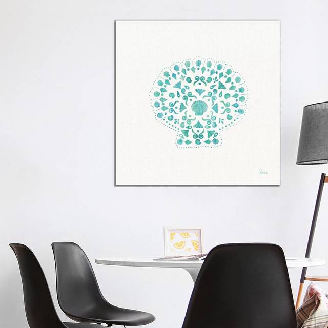 Sea Charms III Teal, No Words (93.98 cm H x 93.98 cm W x 1.91 cm D)
