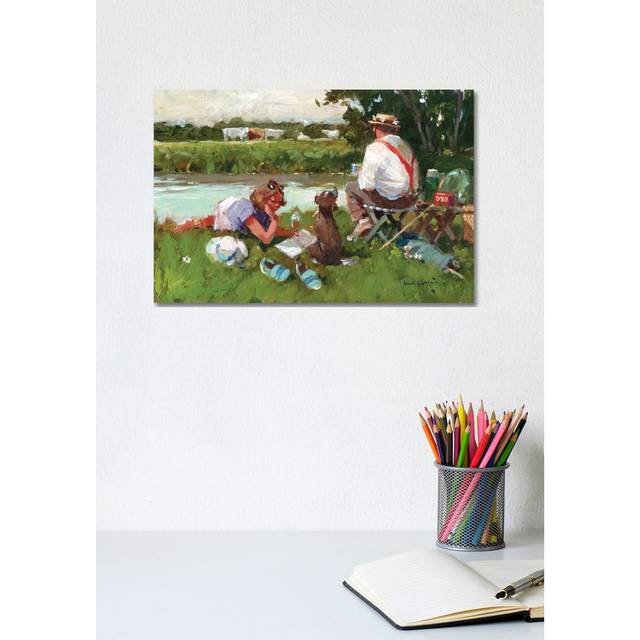 Out for the Day by John Haskins - Wrapped Canvas Art Prints (20.32cm H x 30.48cm W)