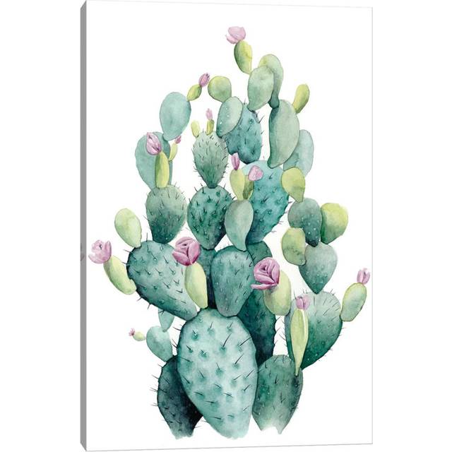 Desert Blooms I by Grace Popp - Wrapped Canvas Painting (30.48cm H x 20.32cm W x 1.905cm D)