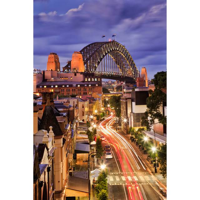 Vona Sy Rocks Bridge by Zetter - Wrapped Canvas Photograph (46cm H x 30cm W x 3.8cm D)