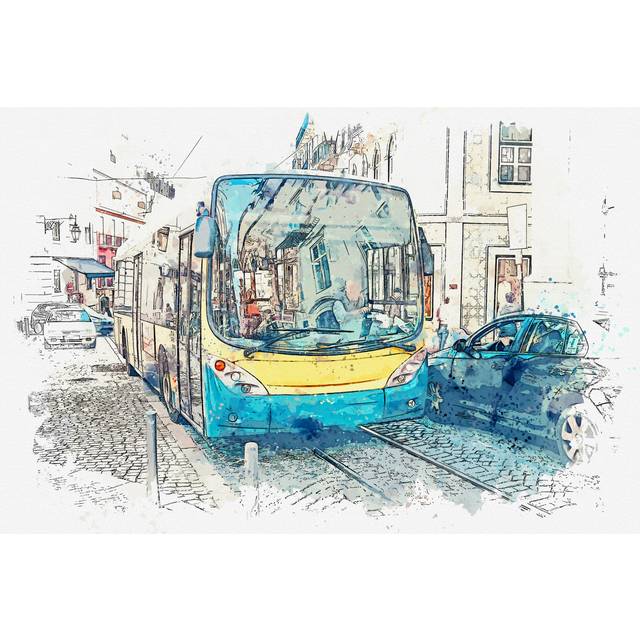A Watercolor Sketch - Wrapped Canvas Art Prints (51cm H x 76cm W x 3.8cm D)