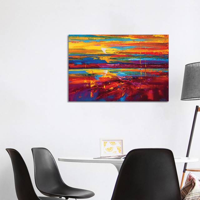 Abstract Seascape XVIII by Andrej Ostapchuk - Wrapped Canvas Art Prints (30.48 cm H x 45.72 cm W)