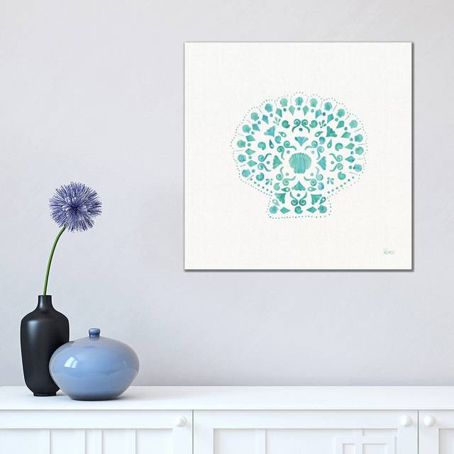 Sea Charms III Teal, No Words (45.72 cm H x 45.72 cm W x 1.91 cm D)
