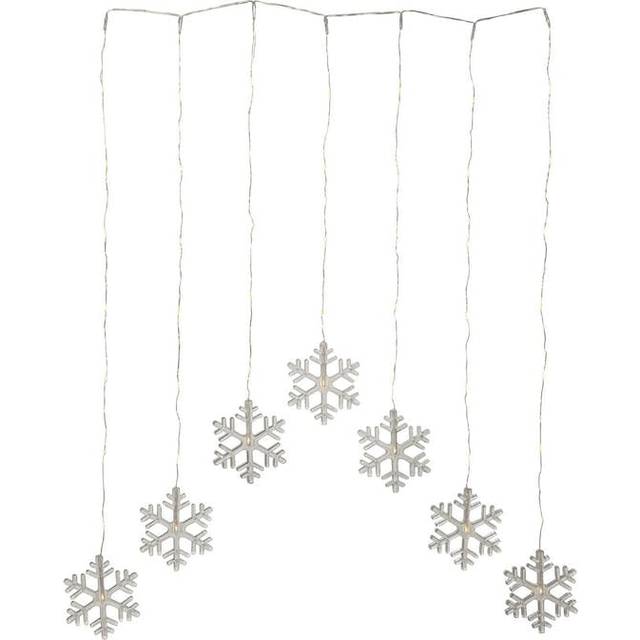Star Trading - Ljusgardin DecySnowflake - LED - 47st ljusskällor - 60cm