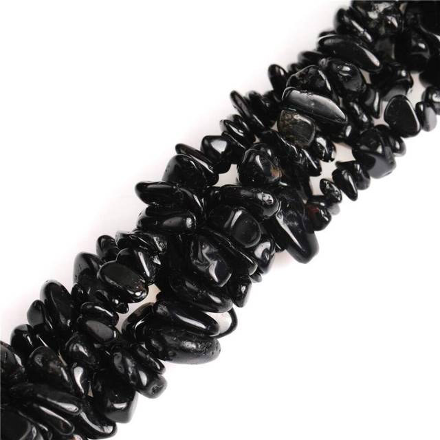 6-8mm Natural Tourmaline Beads Gravel Gemstone Chips Beads for Jewelry