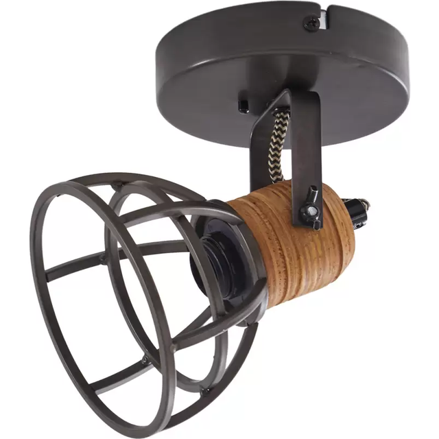 Lindby - Arinthea Ceiling Lamp Wood/Black