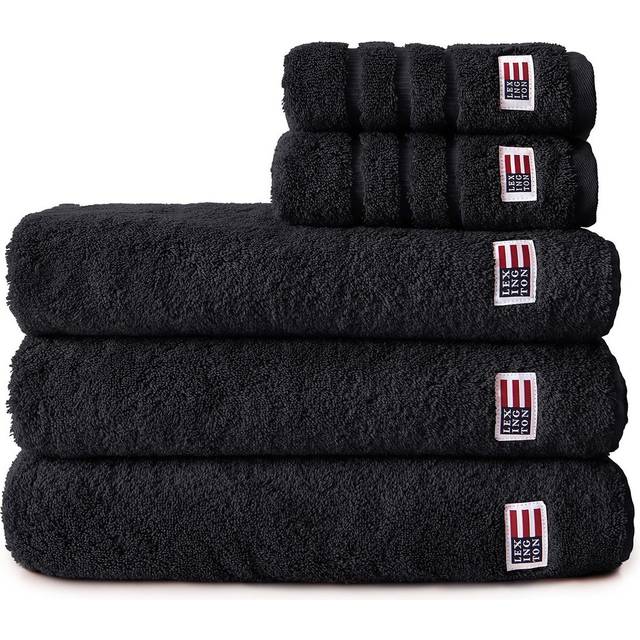 Lexington Icons Original handduk 50x100 cm Black