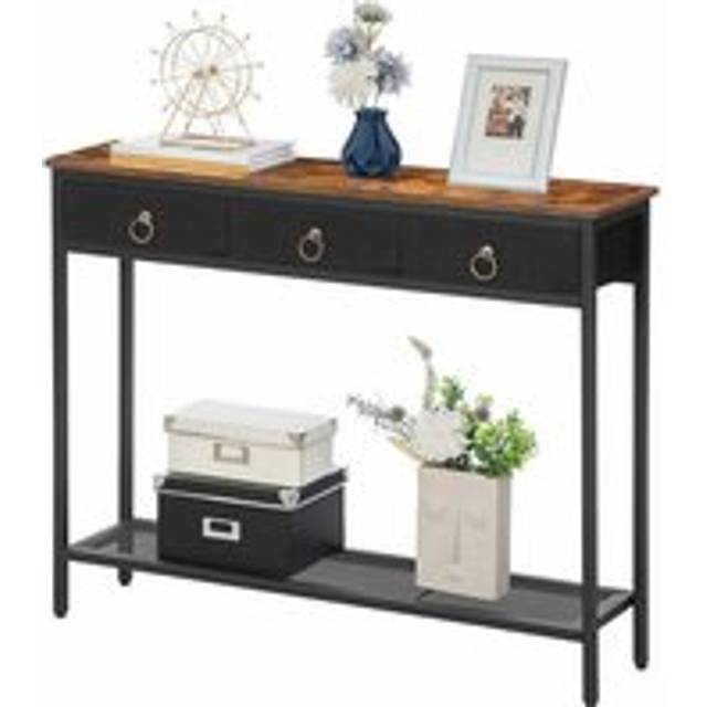 Hoobro Console Table Hallway Table 100 Cm Entryway Sofa Side Display Table