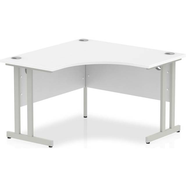 Tibay Commercial Use 120Cm W Corner Computer Desk - White (73cm H X 120cm W X 120cm D)