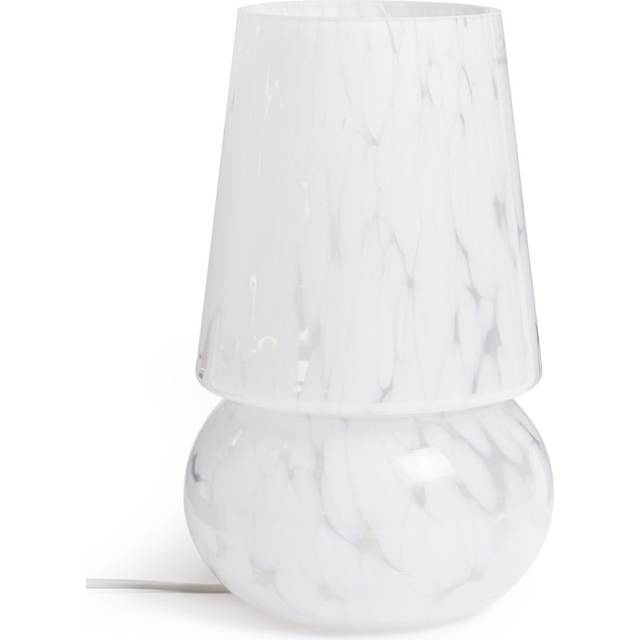 Habitat Rahnn Confetti Glass Table Lamp - White