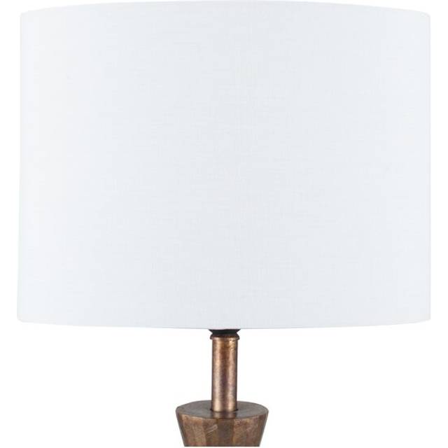 Lorentz 30cmWx14cmD Oval Lamp Shade - White (22cm H X 30cm W X 14cm D)