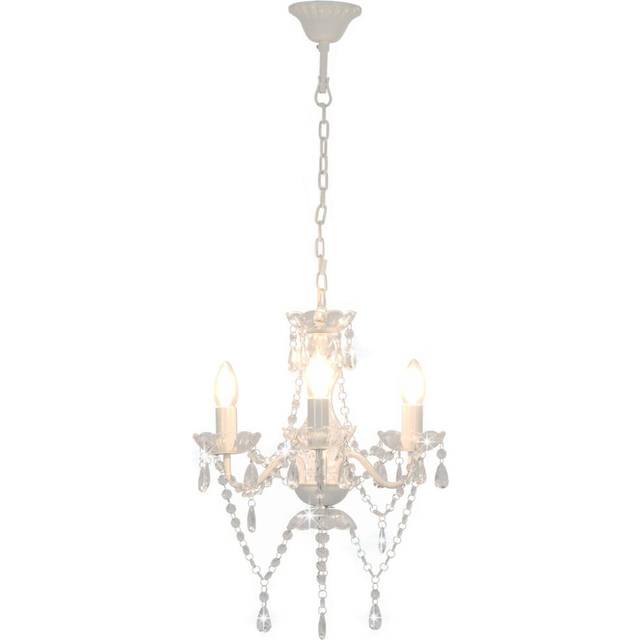 Rosdorf Park Alton 3 - Light Chandelier Pendant White 45cm H X 80cm W X 80cm D