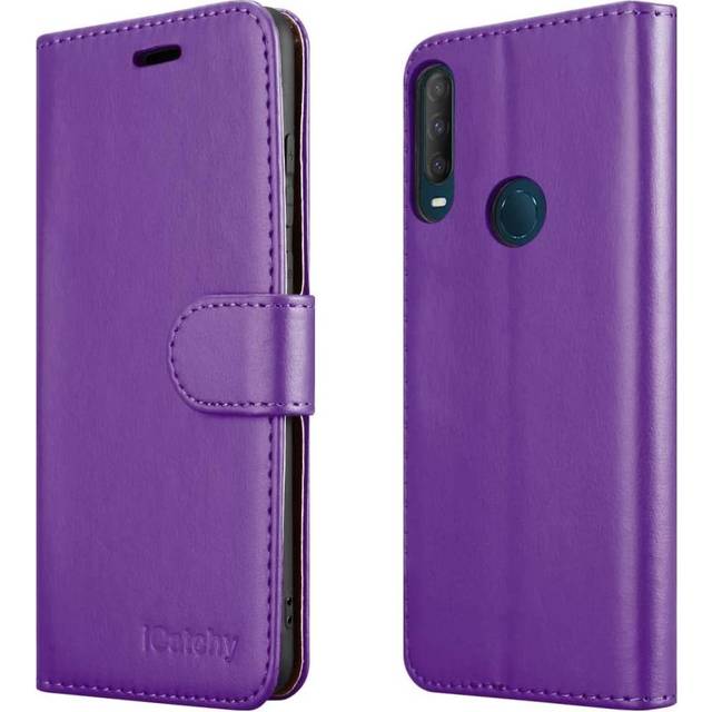 (Purple) For Alcatel 1S 2020 Phone Wallet Book Leather Case