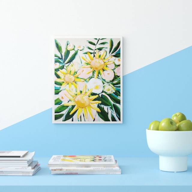 'Letters from Arles' Acrylic Painting Print - Unframed Paper (51cm H x 41cm W x 0.1cm D)