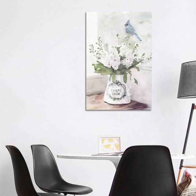 Parisian Pot III by Stellar Design Studio - Painting on Canvas - Wrapped Canvas (101.6 cm H x 66.04 cm W)