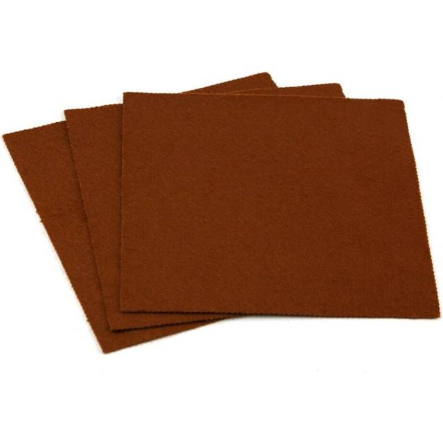 Minerva Core Range Self Adhesive 18inch Felt Fabric Sheets Ginger