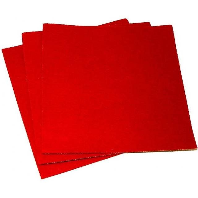 Minerva Core Range 18inch Acrylic Felt Fabric Sheets Berry Red