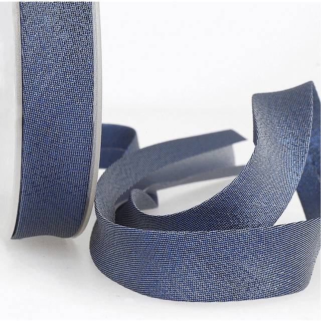 Stephanoise Metallic Lurex Bias Binding Blue