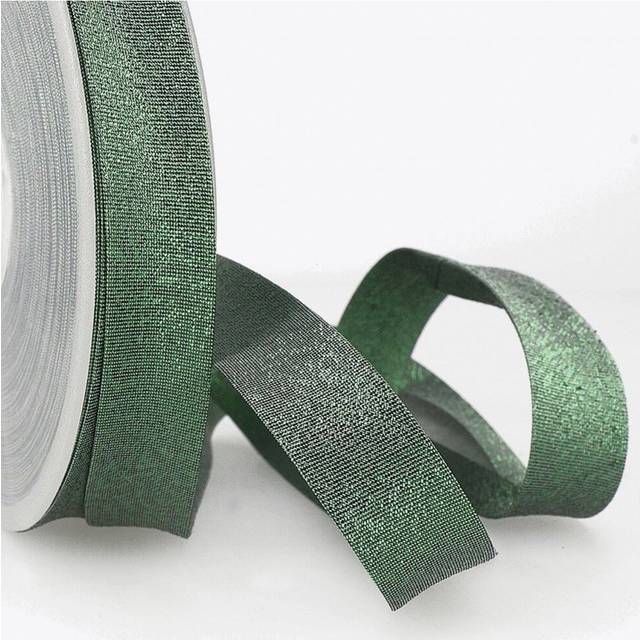 Stephanoise Metallic Lurex Bias Binding Silver